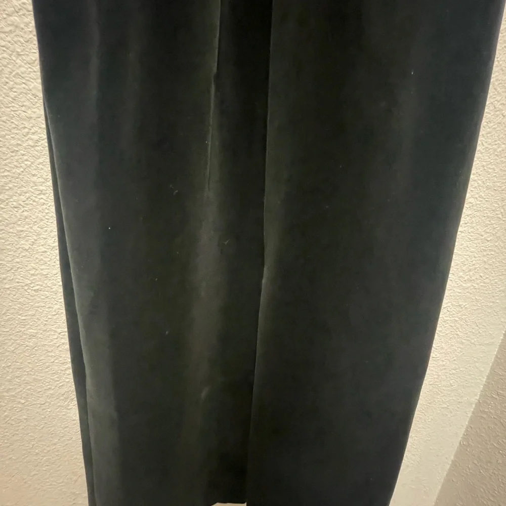 Vintage 80's Black Velvet Off-The-Shoulder Evening Dress - Picture 8 of 8